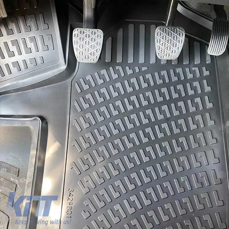 Covorase auto 3D din cauciuc TPE potrivite pentru Mercedes Vito W447 2014- RL117500 /Viano 2014- Rizline 3 bucăți negre-image-6291969