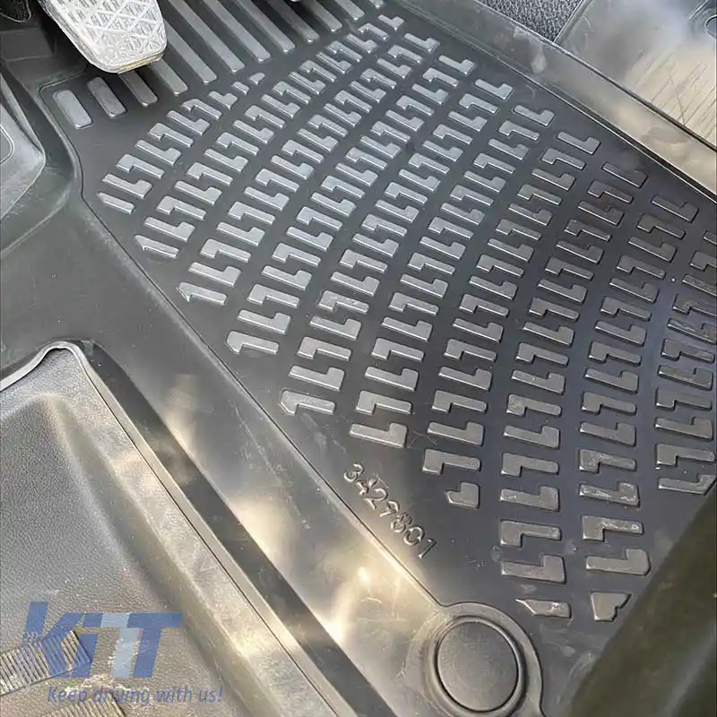 Covorase auto 3D din cauciuc TPE potrivite pentru Mercedes Vito W447 2014- RL117500 /Viano 2014- Rizline 3 bucăți negre-image-6291970