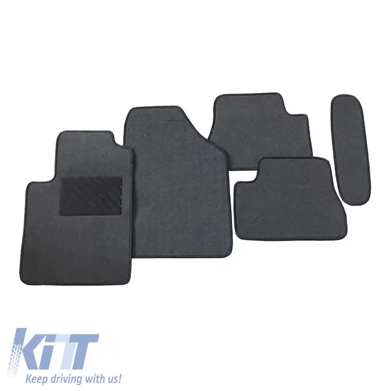 Covorase auto universale potrivite pentru Comfort Grey 5 buc.-image-6291296
