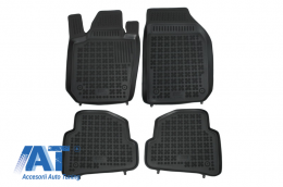 Covorase Presuri Auto Negru din Cauciuc compatibil cu SKODA Fabia III 2014--image-6013564