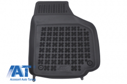 Covorase Presuri Auto Negru din Cauciuc compatibil cu SKODA Yeti 2009-; compatibil cu VW Golf Plus 2005--image-6013040