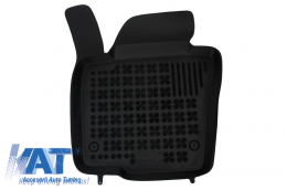 Covorase Presuri Auto Negru din Cauciuc compatibil cu VW Sharan II (5 locuri) 2010-, SEAT Alhambra (5 locuri) 2010--image-6018779