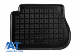 Covorase Presuri Auto Negru din Cauciuc compatibil cu VW CADDY (2003-) VW CADDY MAXI LIFE (2007-)-image-6045470