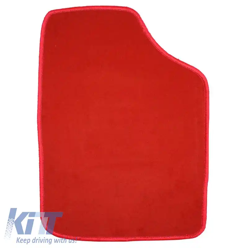 Covorase Universale pentru Mașină Roșu Pasional 5 Pcs-image-6291277