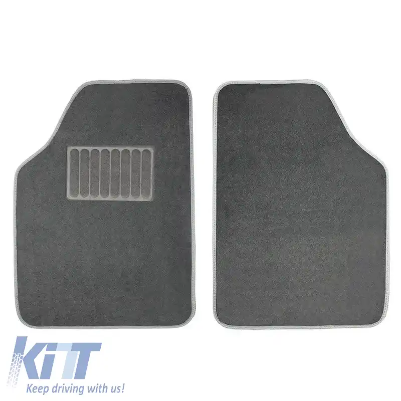 Covorase Universale pentru Mașini Luxoase Gri 5 Pcs-image-6291306