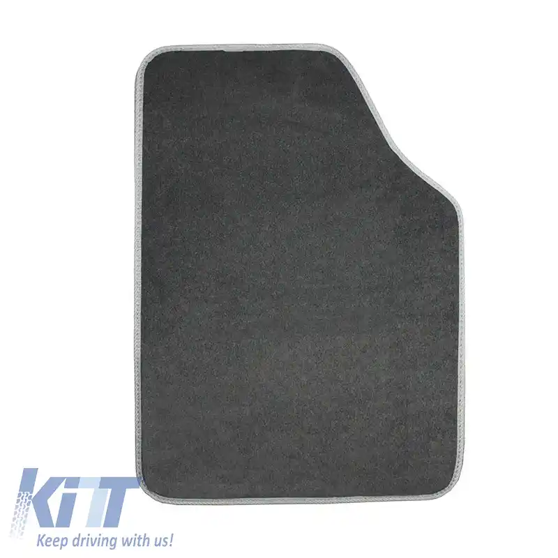 Covorase Universale pentru Mașini Luxoase Gri 5 Pcs-image-6291308