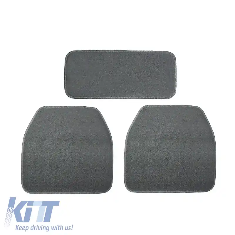 Covorase Universale pentru Mașini Luxoase Gri 5 Pcs-image-6291309