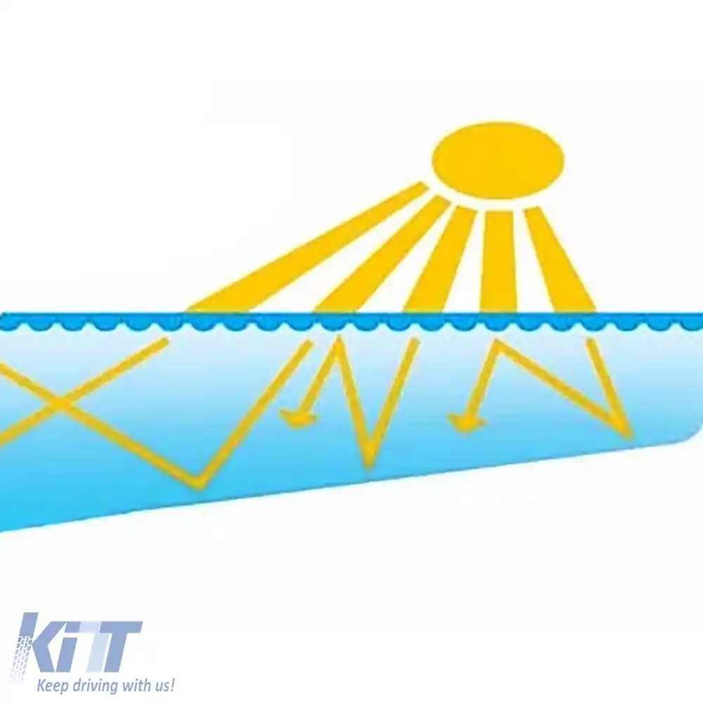 Căptușeală solară pentru piscină de 366 cm, încălzitor de piscină, folie solară, rotundă, 115µm, albastru-negru-image-6200891