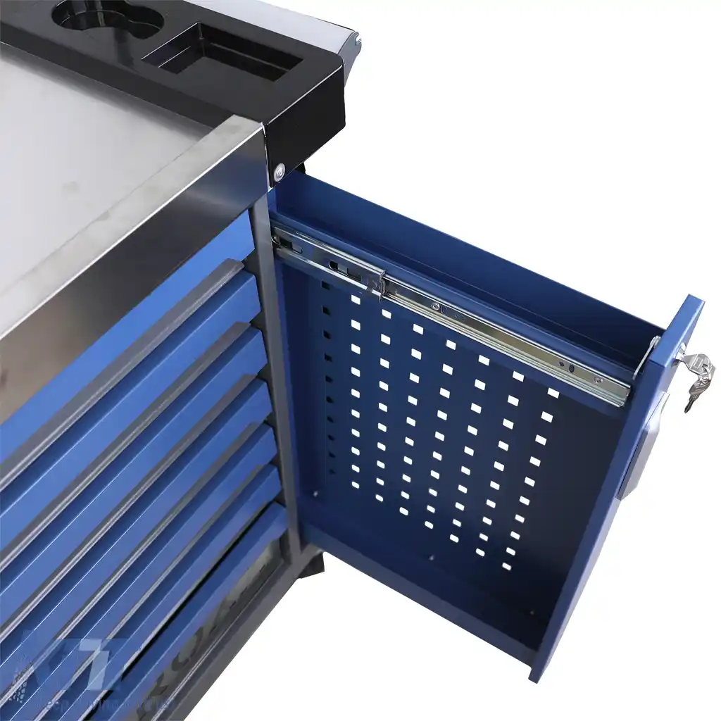 Cărucior de unelte premium, cărucior de atelier multifuncțional complet cu unelte-image-6205445