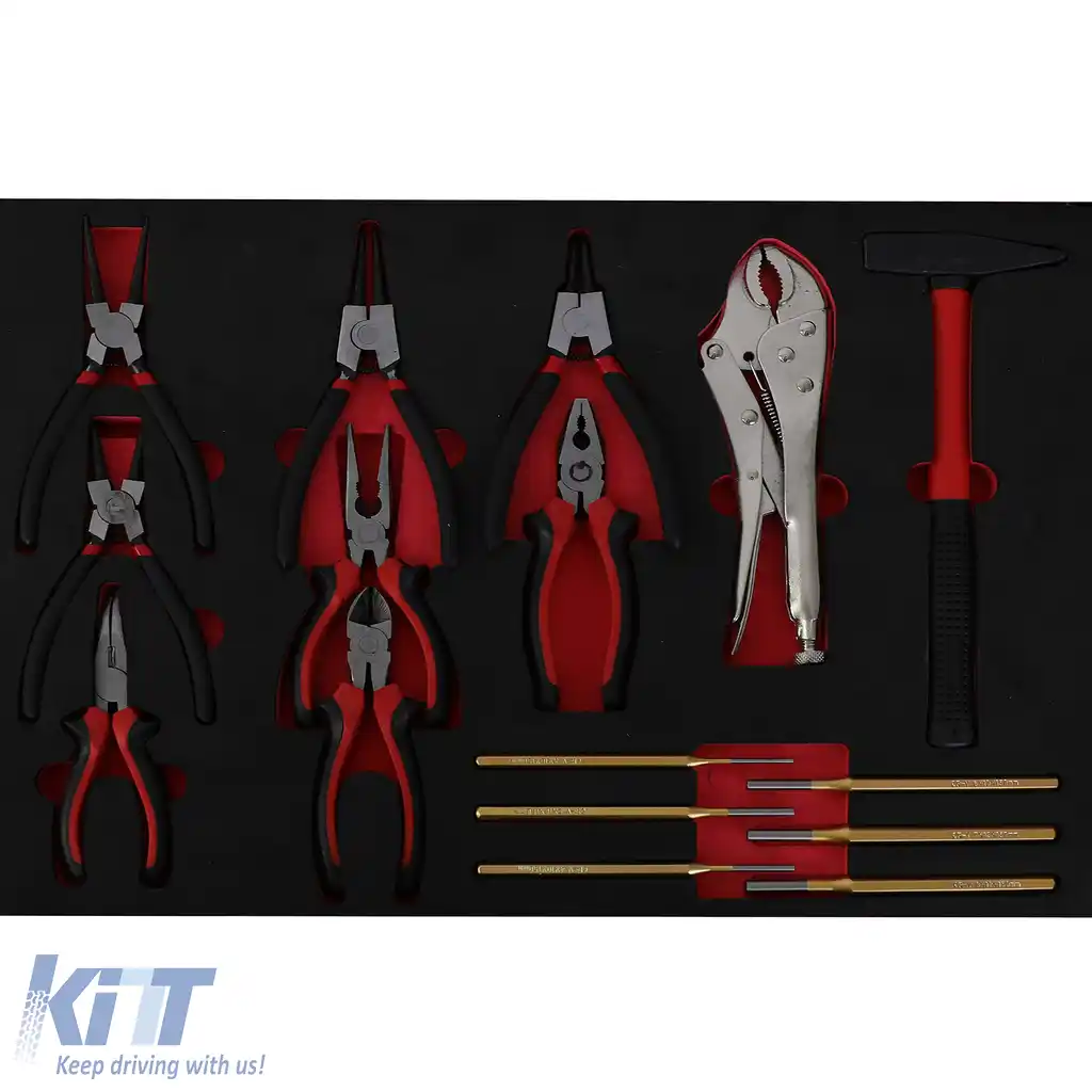 Cărucior de unelte premium, cărucior de atelier multifuncțional complet cu unelte-image-6205452