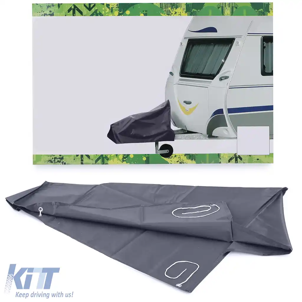 Culoare de protecție pentru bara de remorcare, protecție pentru bara de remorcare, manșon pentru bara de remorcare, protecție gri-image-6196951