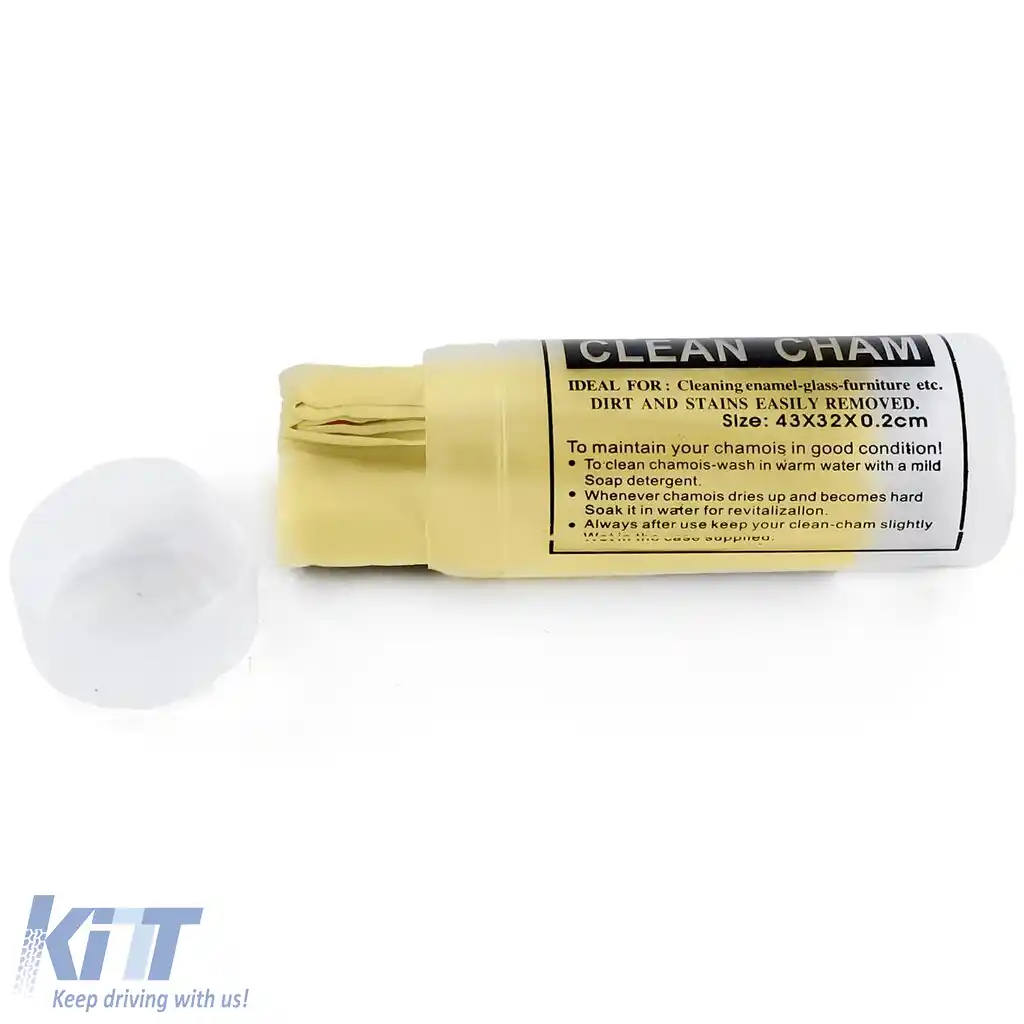 Culoare Microfibra pentru Curățarea Vehiculului, Culoare Galbenă, 43x33cm-image-6191508