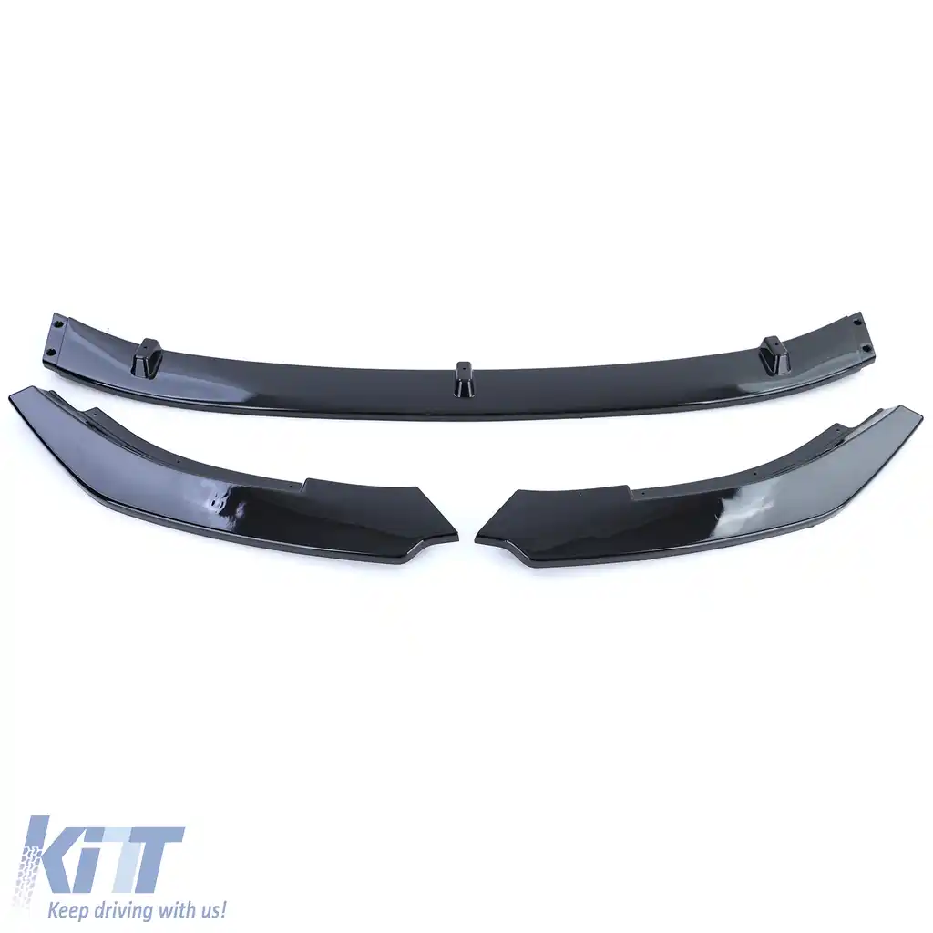 CUP spoiler frontal buza lucios negru, potrivit pentru VW Golf 6 GTI 09-13-image-6206328