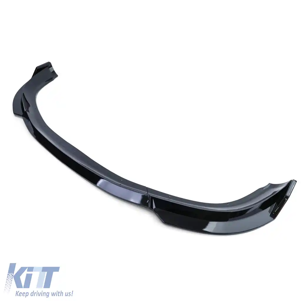 CUP spoiler frontal lip lucios negru, potrivit pentru VW Polo 9N3 05-09-image-6278338