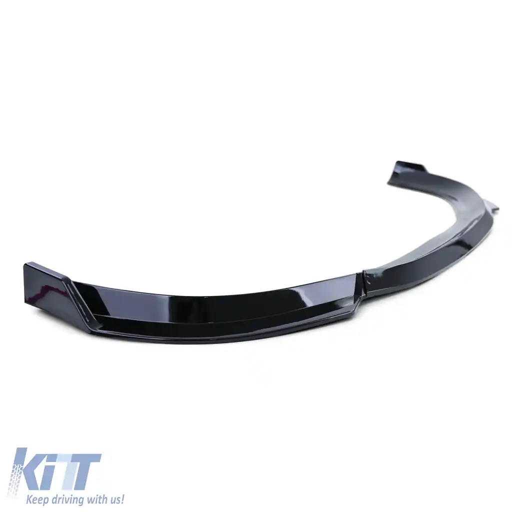 CUP spoiler frontal lip lucios negru, potrivit pentru VW Polo 9N3 05-09-image-6278339