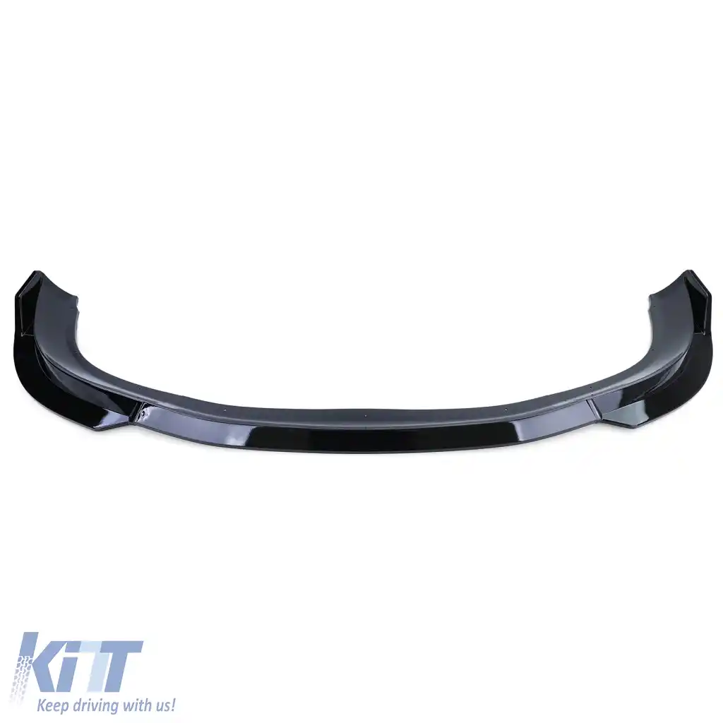 CUP spoiler frontal lip lucios negru, potrivit pentru VW Polo 9N3 05-09-image-6278340