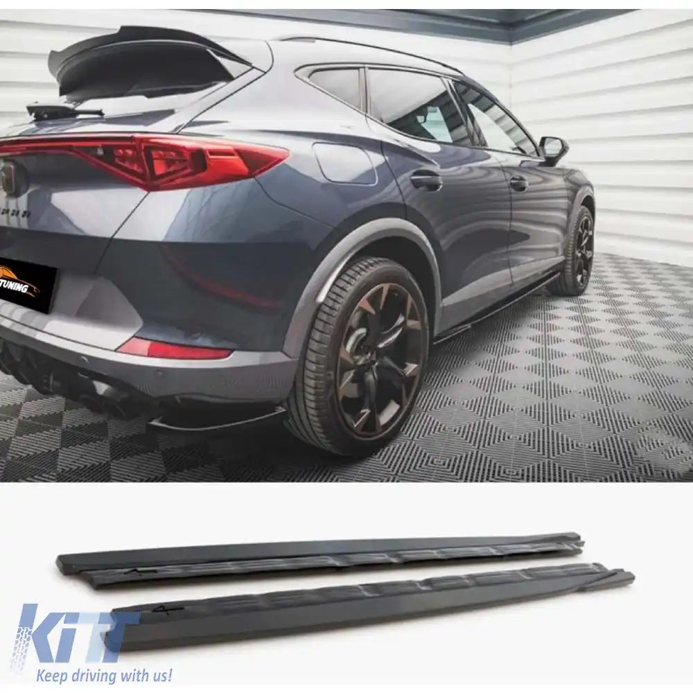 image-23-Cupra Formentor Max fusta laterală buza inferioară negru pian plastic vidat / 2021 -