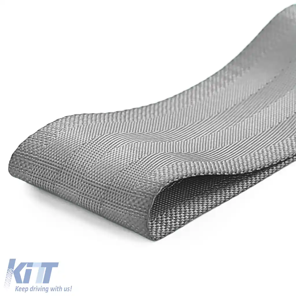 Curea de remorcare motorsport cu cârlig de remorcare, fabricată din material, universală, 26.5cm, gri-image-6194917