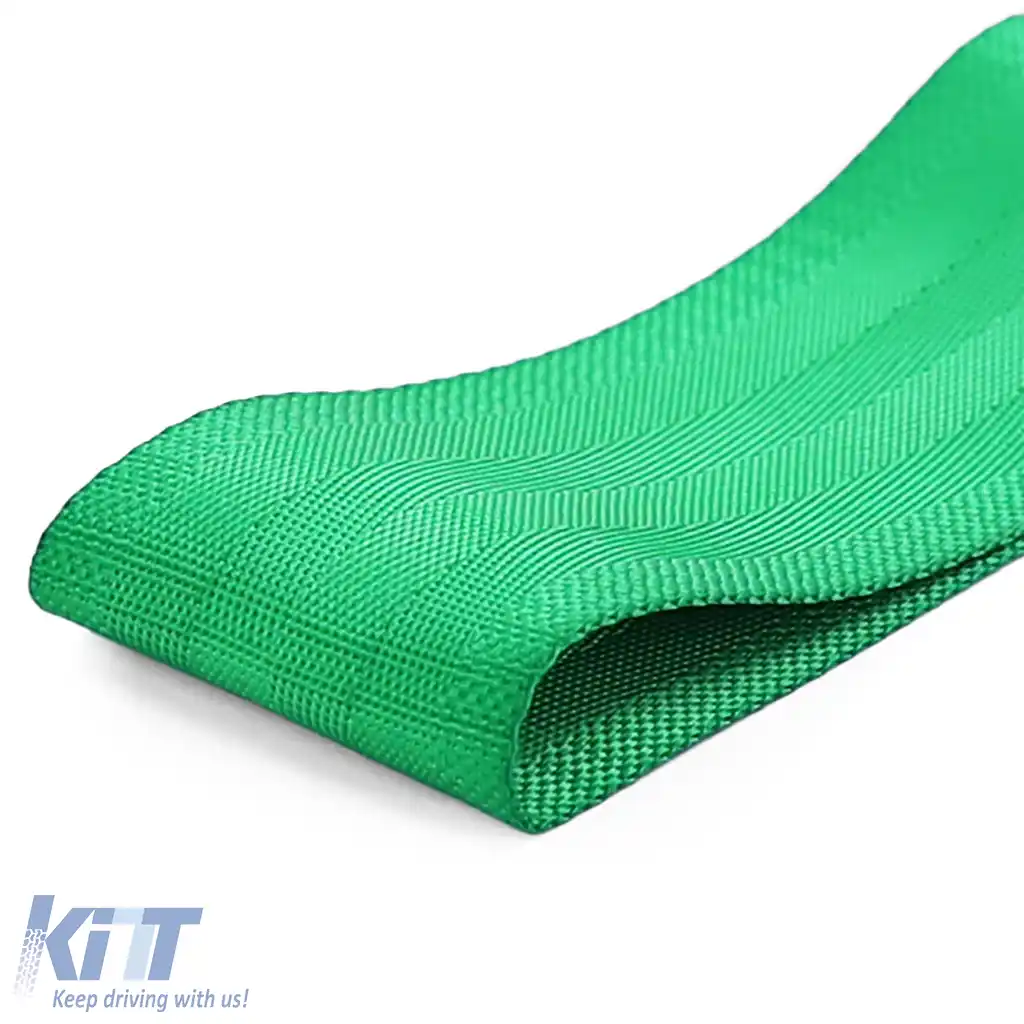 Curea de remorcare pentru curse, realizată din material textil, universală, 26.5cm, verde-image-6197778