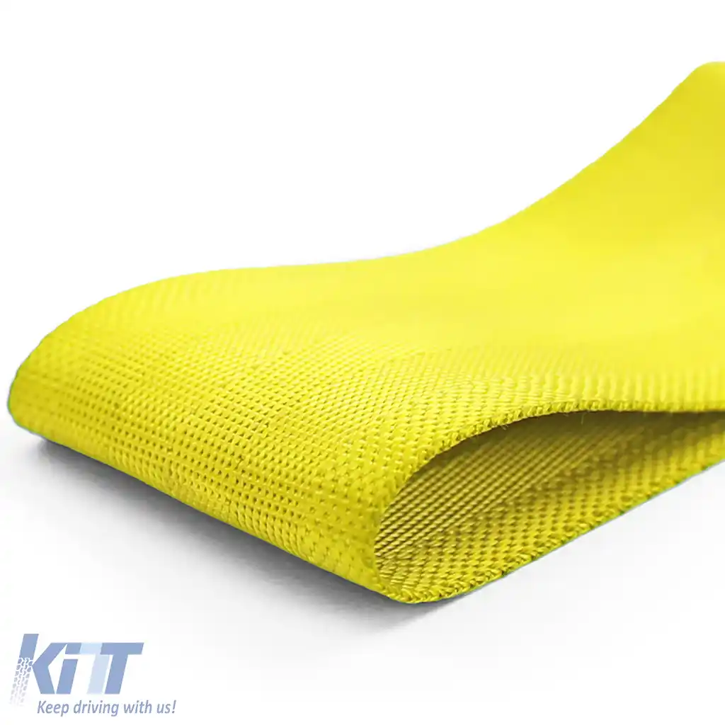 Curea de remorcare pentru curse, realizată din material textil, universală, 21.5cm, galbenă-image-6199692