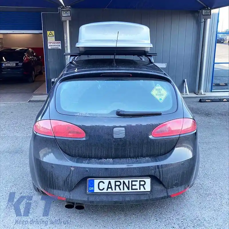 Cutie de acoperiș Spațiu 530L Argintie Lucioasă cu Deschidere Dublă-image-6295738