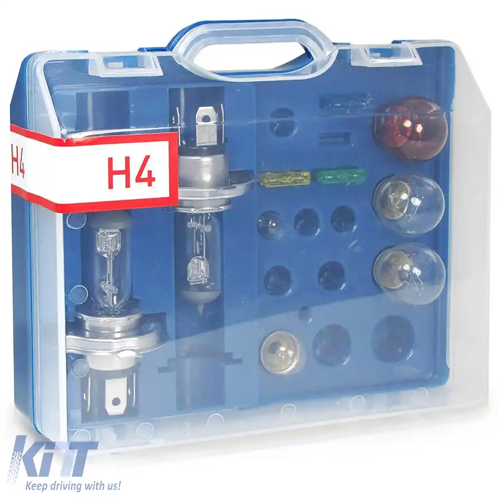 Cutie de becuri de schimb cu siguranțe set de becuri H4 P21 10 piese pentru vehicul auto 12V-image-6197942