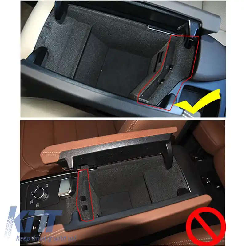 Cutie de depozitare pentru consola centrală potrivită pentru Mercedes-Benz W166 ML / GL / GLE / GLS-image-6305098