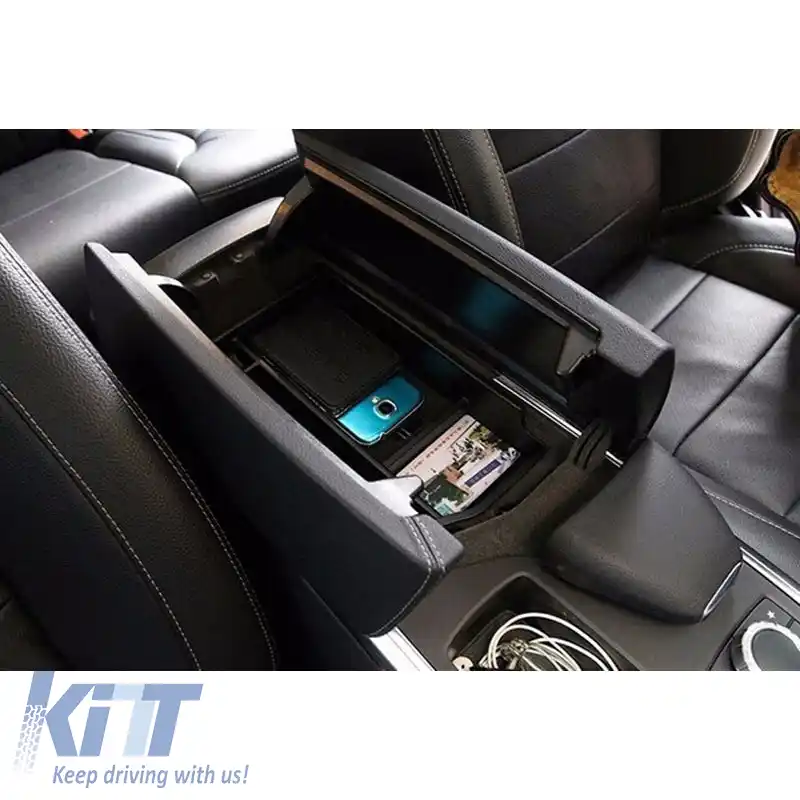 Cutie de depozitare pentru consola centrală potrivită pentru Mercedes-Benz W166 ML / GL / GLE / GLS-image-6305100