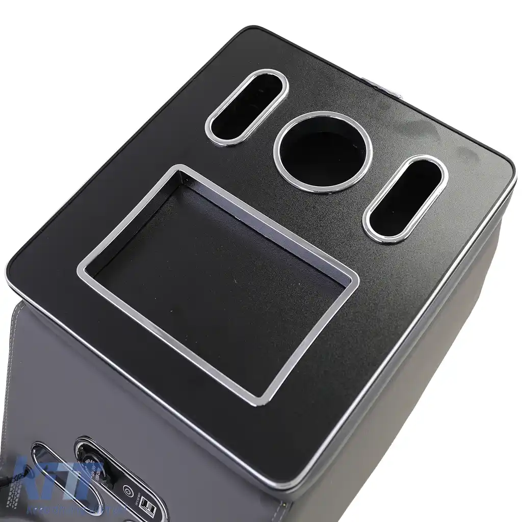 Cutie de depozitare pentru cotiera consola centrală gri, potrivită pentru Mercedes V-Class W447-image-6204648