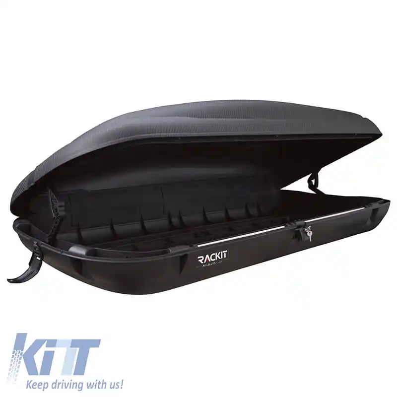 Cutie de plafon Rackit 400lt Carbon cu deschidere duală-image-6313548