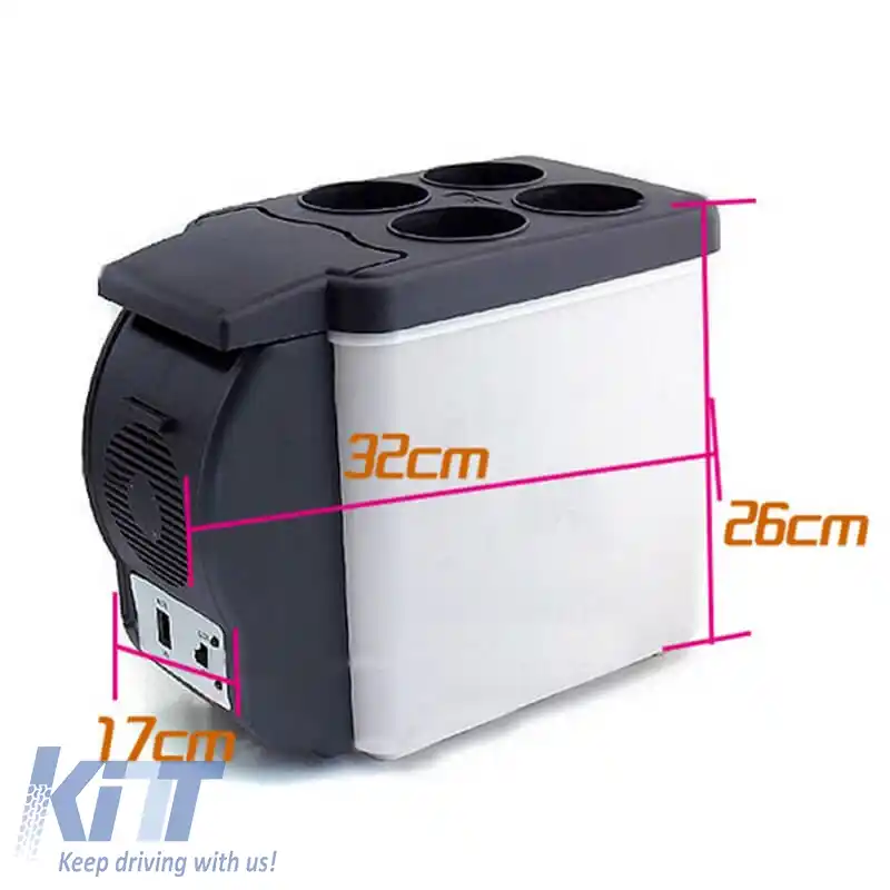 Cutie de răcire portabilă 6lt DC 12V 38W cu mod de răcire și încălzire-image-6309993