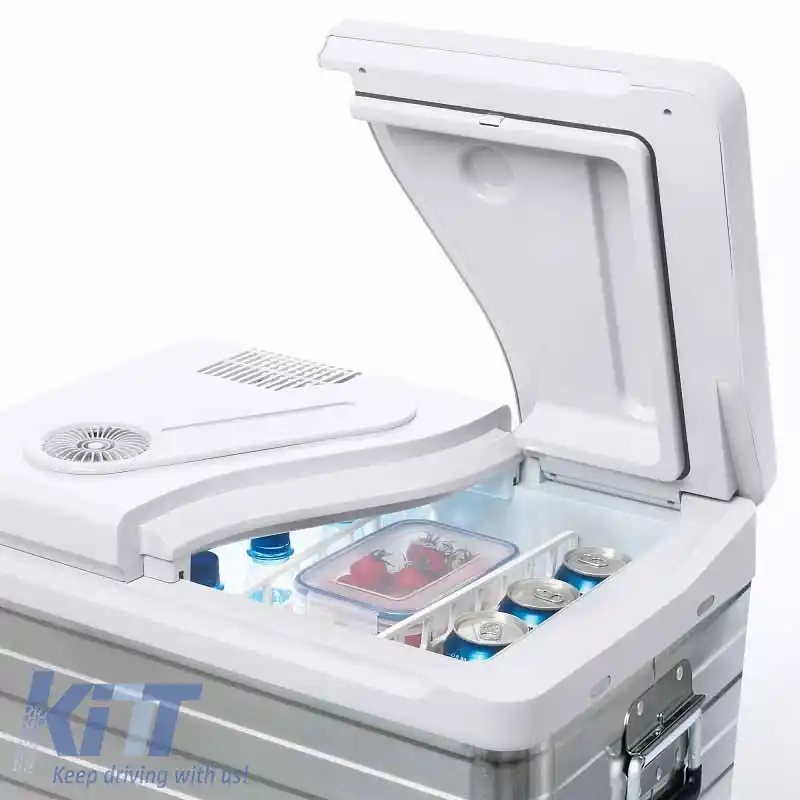 Cutie de răcire portabilă Mobicool 39lt MQ40Α Aluminiu AC 230V / DC 12V Răcire cu 20°C sub temperatura ambientală-image-6295288