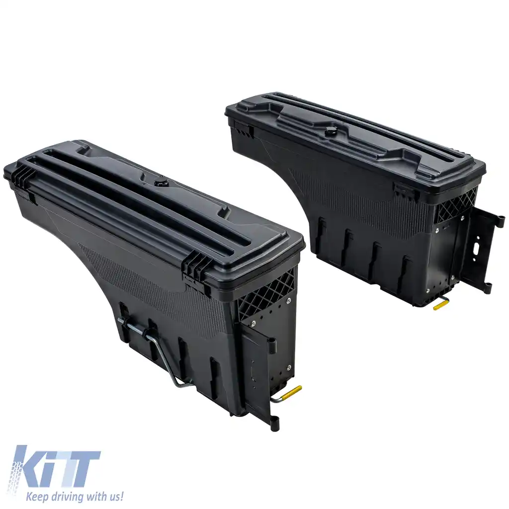 Cutii de depozitare ABS pentru pat, stânga+dreapta, cu închidere, potrivite pentru Ford Ranger T9-image-6194699