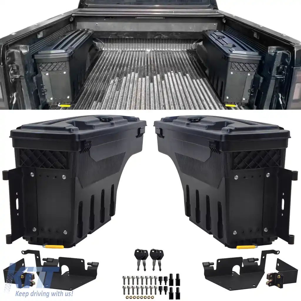 Cutii de depozitare cu blocare ABS pentru Ford Ranger T6 T7 T8 12–23