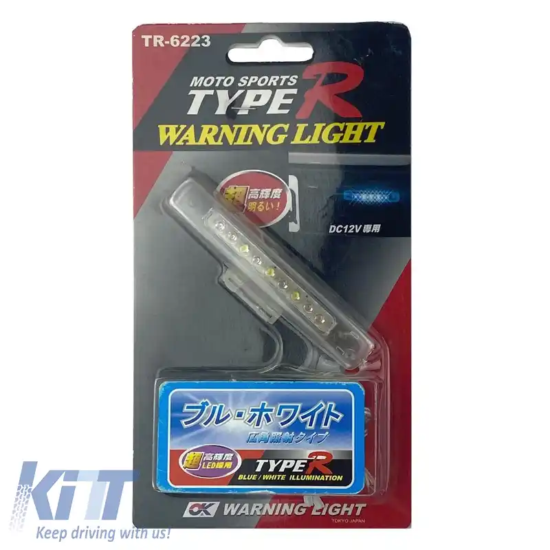 Decorație 9 Led 12Volți 9cm Culoare Albastră ΤR-6223-image-6303256