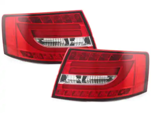 DECTANE Stopuri LED compatibil cu Audi A6 4F SEDAN (2004-2008) Rosu Clar