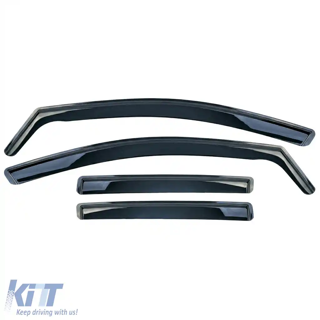 Deflectoare de vânt, protecții împotriva ploii, set de 4 piese, nuanță neagră, potrivite pentru VW Golf 8 2019-2024-image-6258914