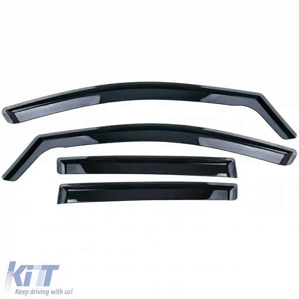 Deflectoare de vânt, protecții împotriva ploii, set de 4 piese, nuanță neagră, potrivite pentru VW Golf 8 2019-2024-image-6258915
