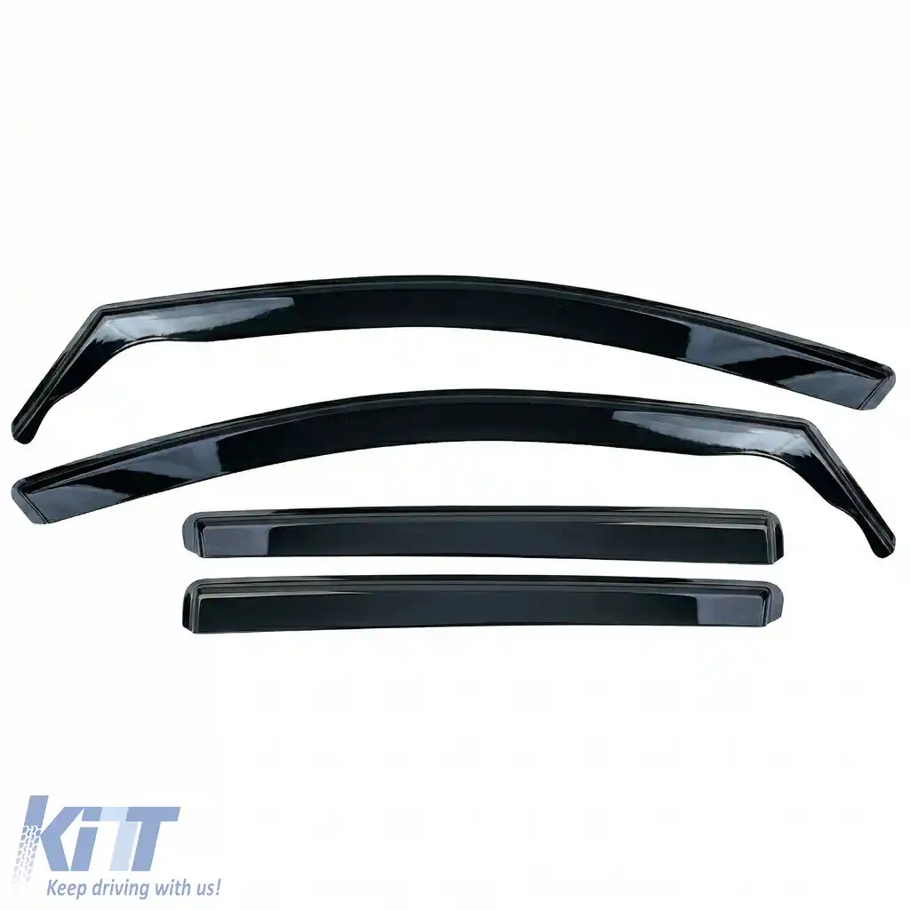 Deflectoare de vânt, set de 4 piese, nuanță neagră, potrivit pentru VW Golf 7 2013-2017-image-6259014