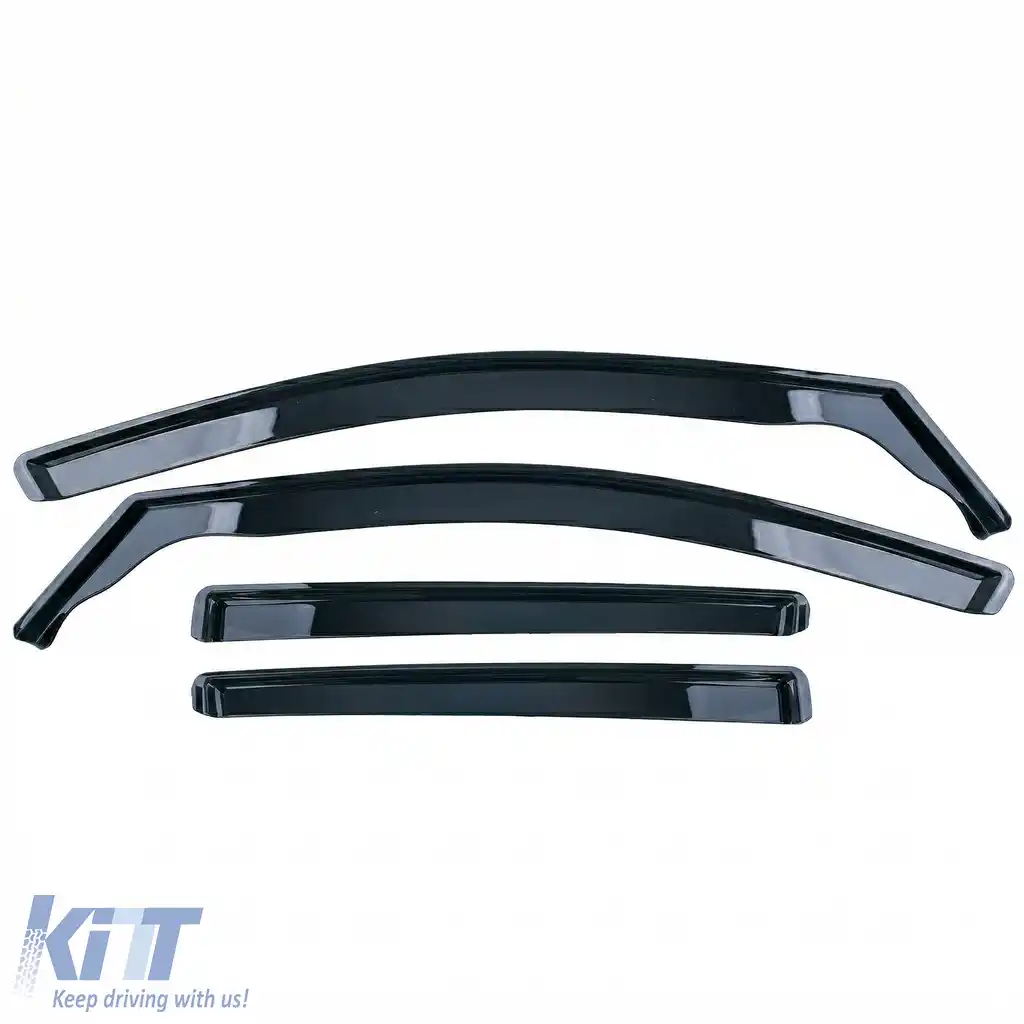 Deflectoare de vânt, set de 4 piese, nuanță neagră, potrivit pentru VW Golf 7 2013-2017-image-6259015