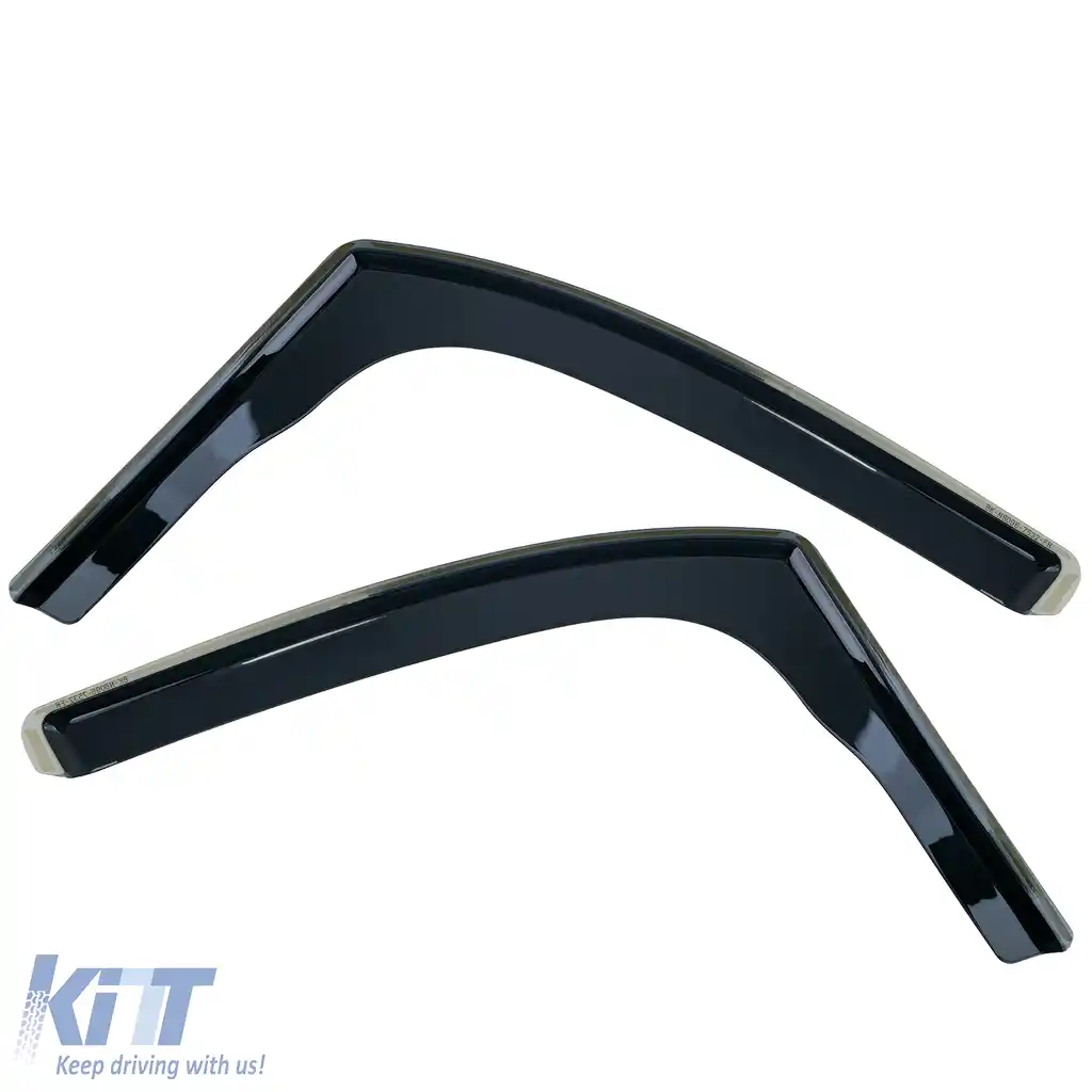 Deflector de vânt, deflector de ploaie, 2 piese, negru, potrivit pentru Ford Transit Connect 2013-2020-image-6258887