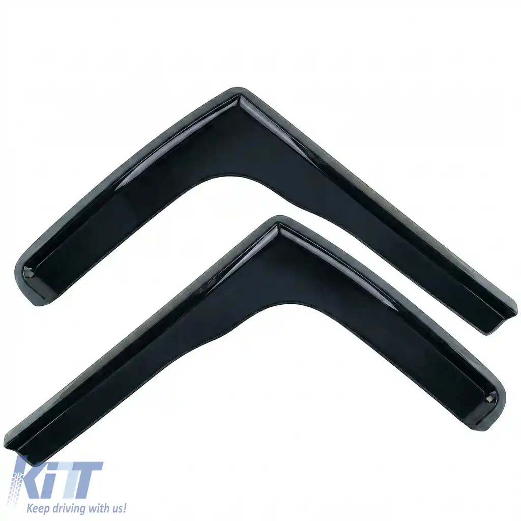 Deflector de vânt deflector de ploaie 2-piese negru, potrivit pentru Ford Transit Custom 2012-2023-image-6258908