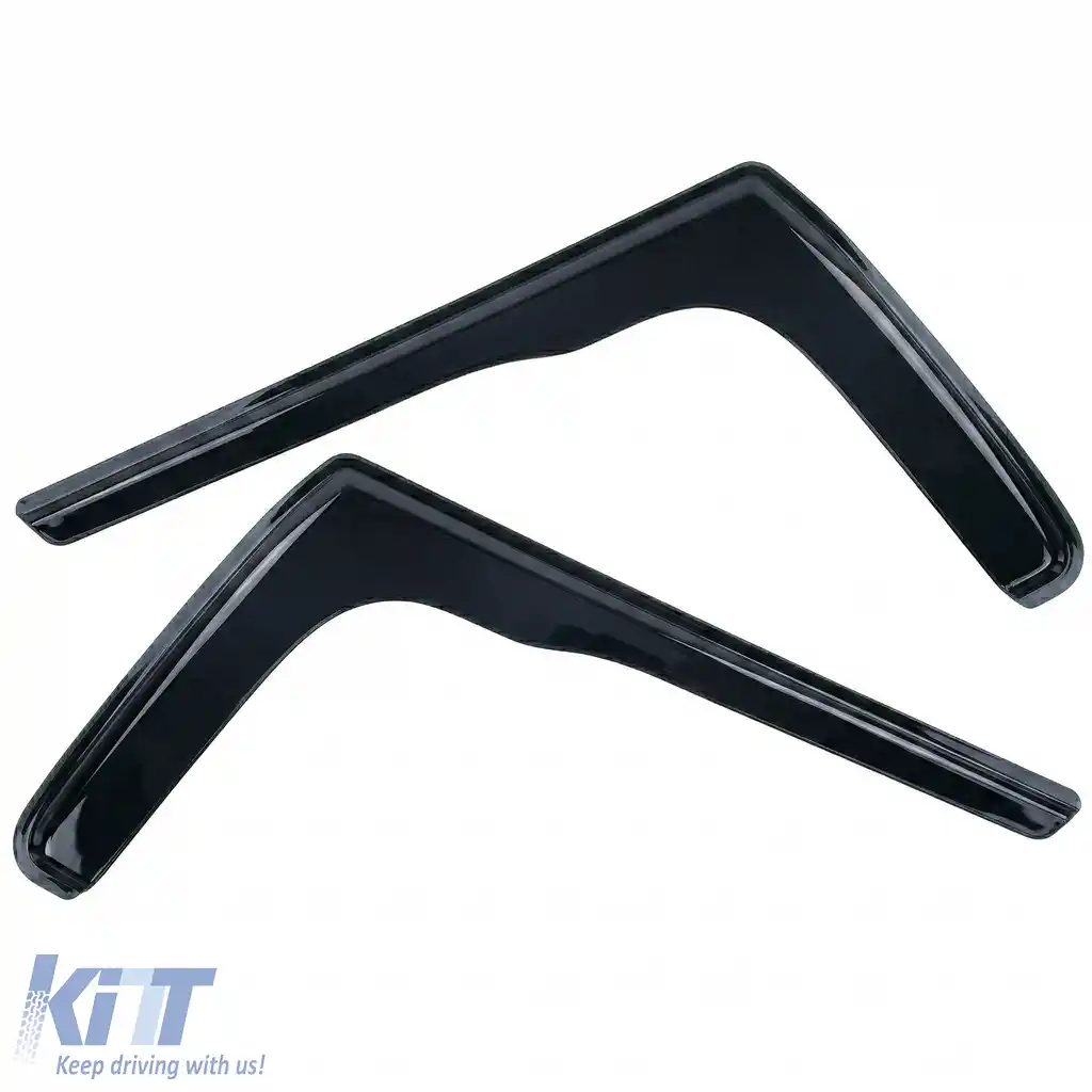 Deflector de vânt, deflector de ploaie, 2 piese, negru fumuriu, potrivit pentru Ford Transit din 2013-image-6258930