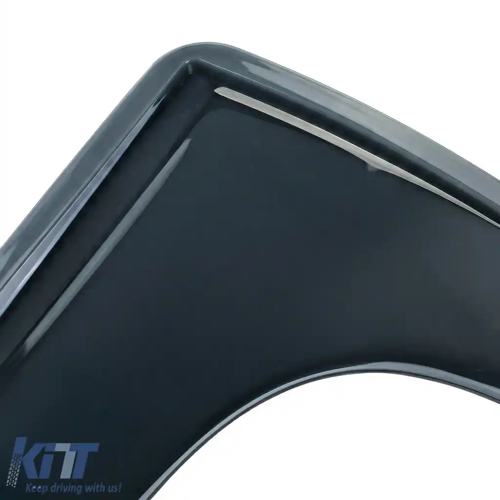 Deflector de vânt deflector de ploaie 2 piese negru, potrivit pentru VW Crafter generația a 2-a din 2017-image-6259031