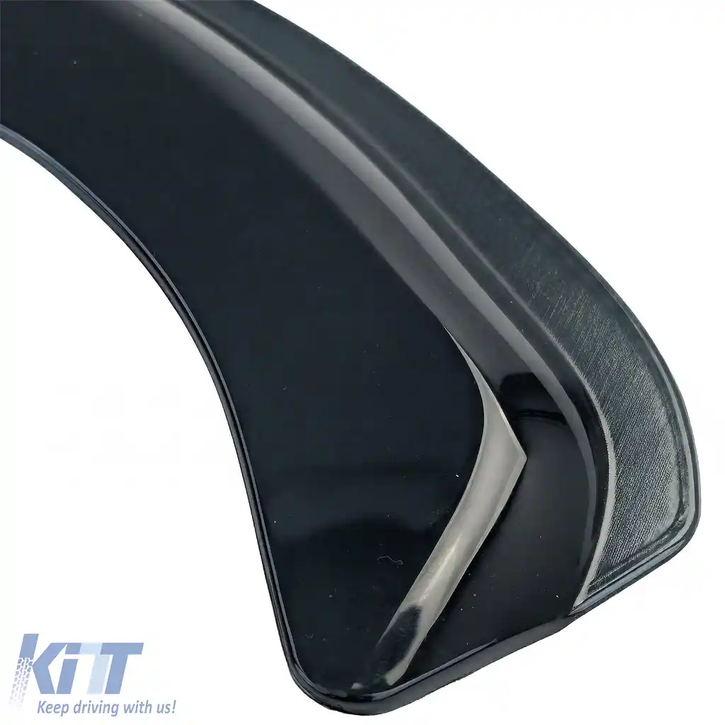 Deflector de vânt deflector de ploaie 2-piese negru, potrivit pentru VW T4 Bus Transporter 1990-2003-image-6259039