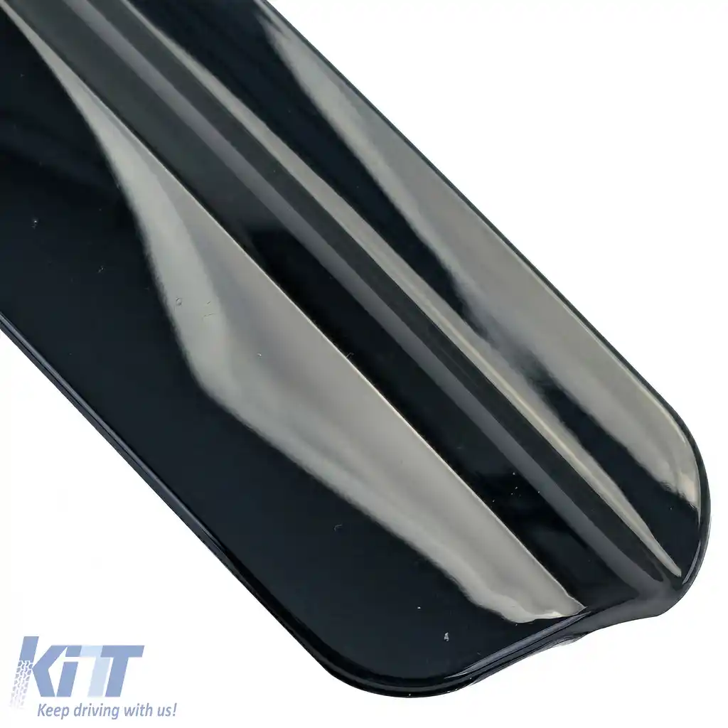 Deflector de vânt, deflector de ploaie, 4 piese, negru fumuriu, potrivit pentru Skoda Fabia 2014-2021-image-6258940