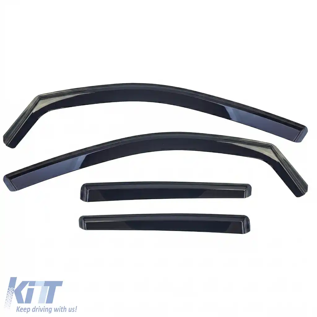 Deflector de vânt, deflector de ploaie, 4 piese, negru, potrivit pentru Mercedes GLE C167 din 2019-image-6259188