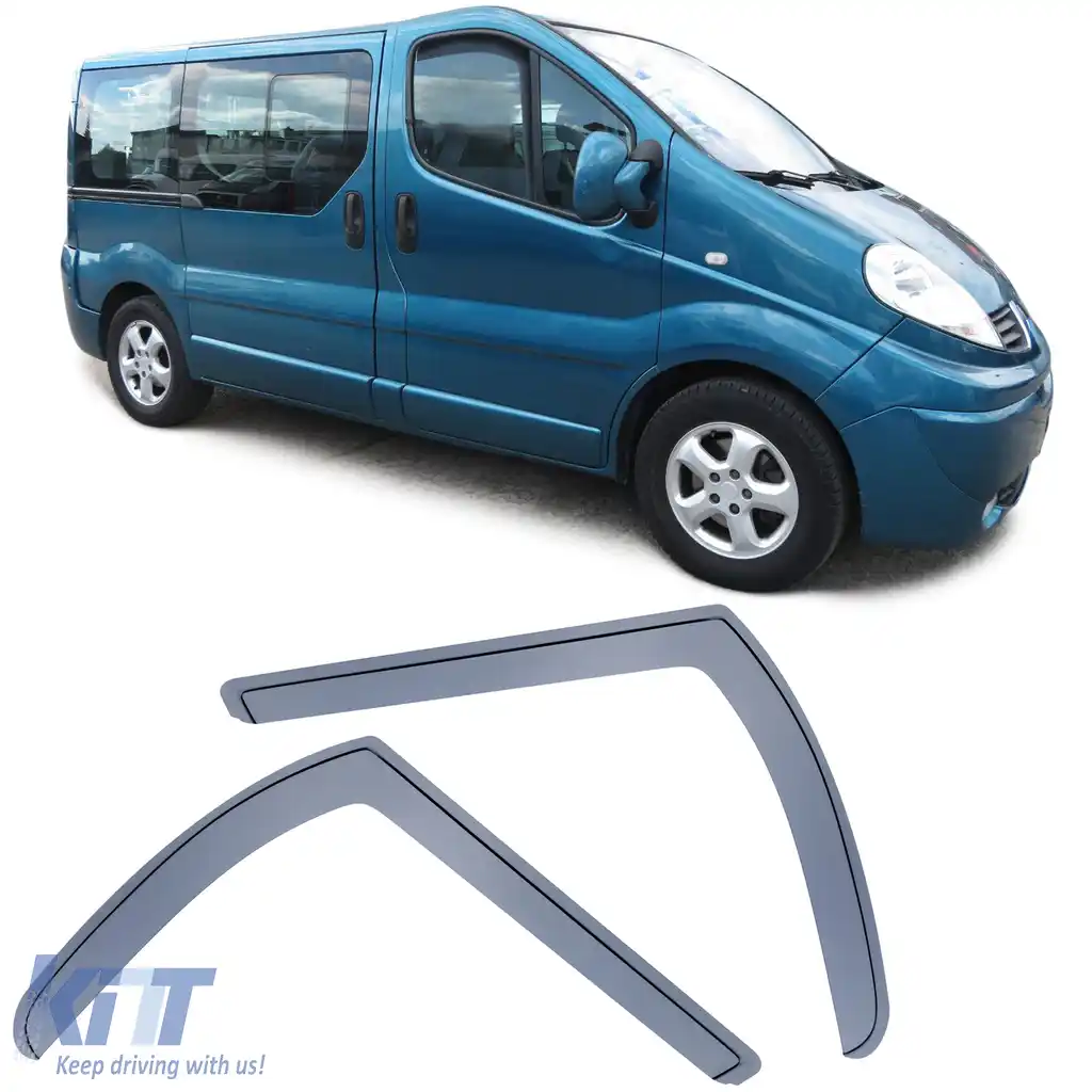 Deflector de vânt, deflector de ploaie, parbriz fumuriu pentru Renault Trafic JL 01-14