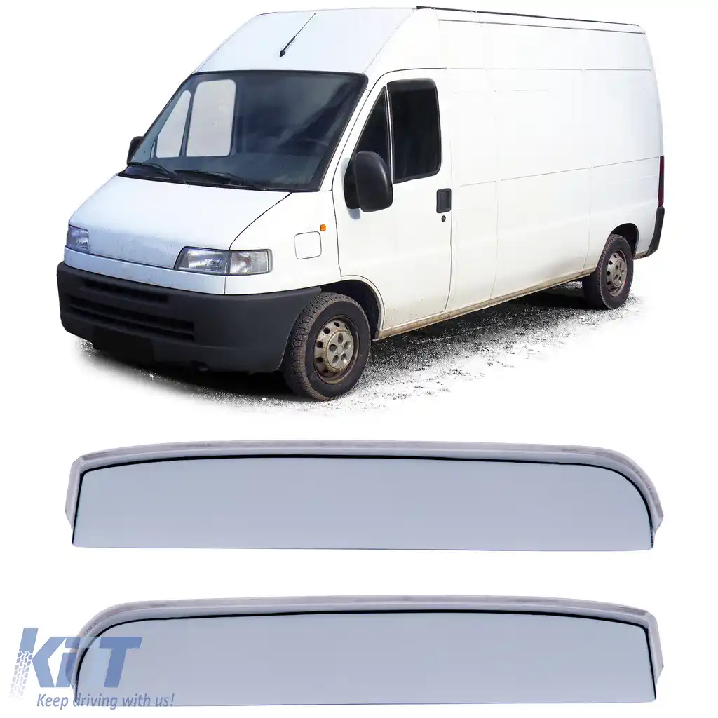 Deflector de vânt, deflector de ploaie, parbriz transparent, potrivit pentru Fiat Ducato 2 230 244 94-06