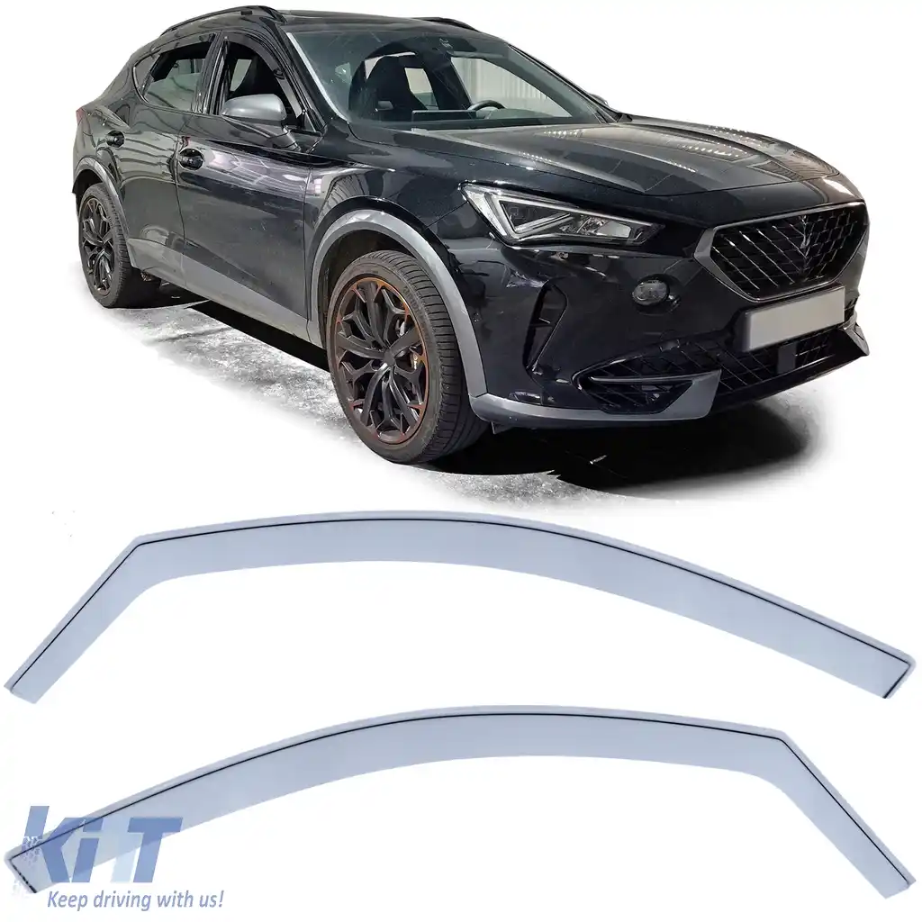 Deflector de vânt, deflector de ploaie, parbriz fumuriu negru pentru Cupra Formentor din 20